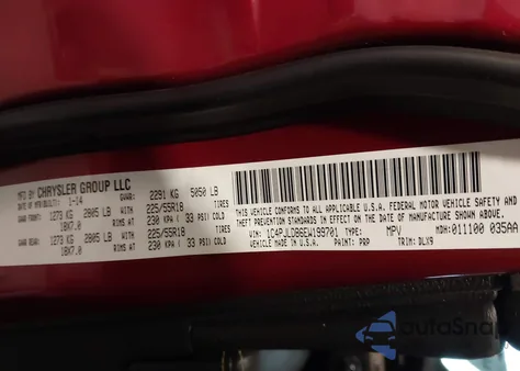 2014 Jeep Cherokee Limited z USA, uszkodzony, nr VIN 1C4PJLDB6EW199701